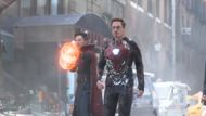Robert Downey Jr. and Benedict Cumberbatch in Avengers: Infinity War | Image via Marvel Entertainment